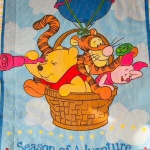 Winnie the Pool Fabric Book Vintage Rate Find Handmade New